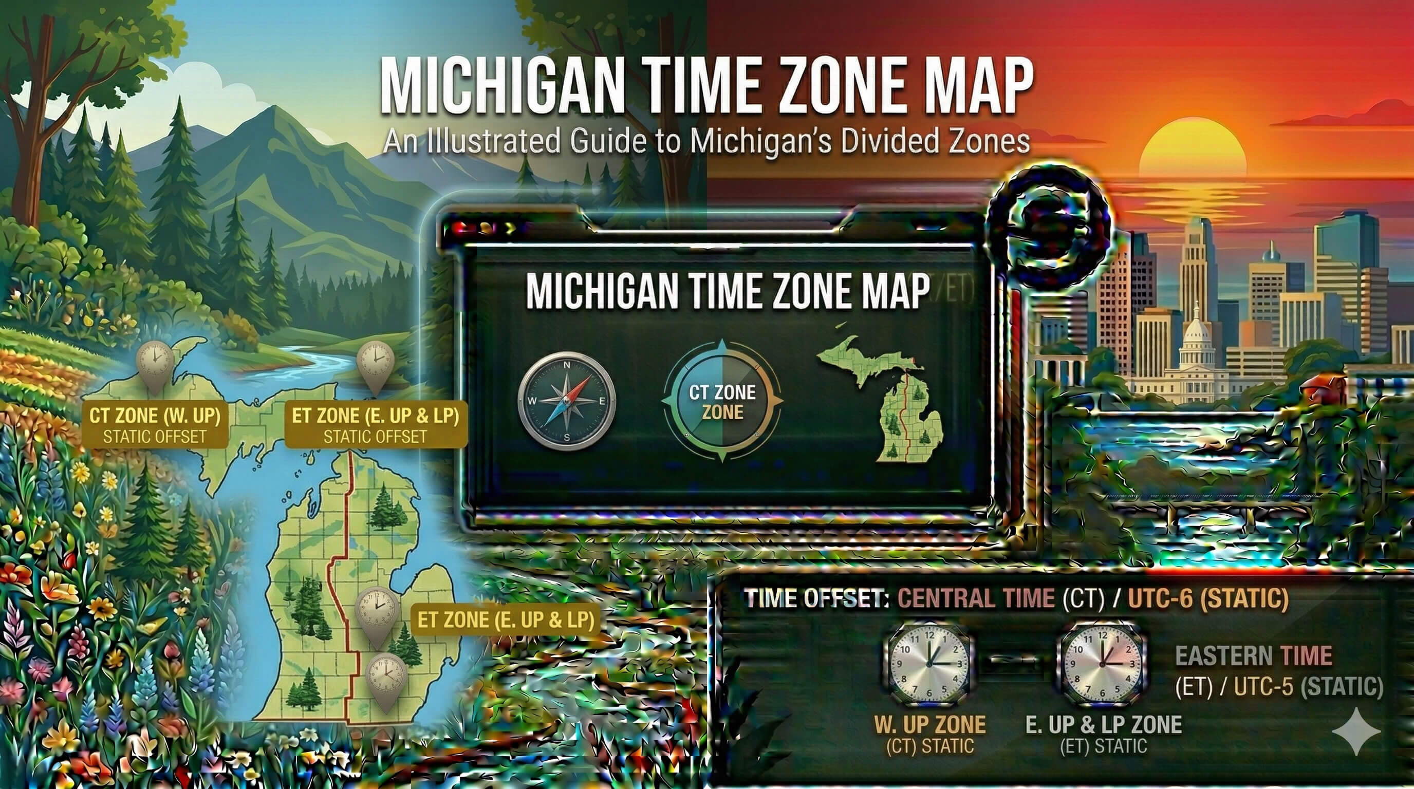 Michigan time zone