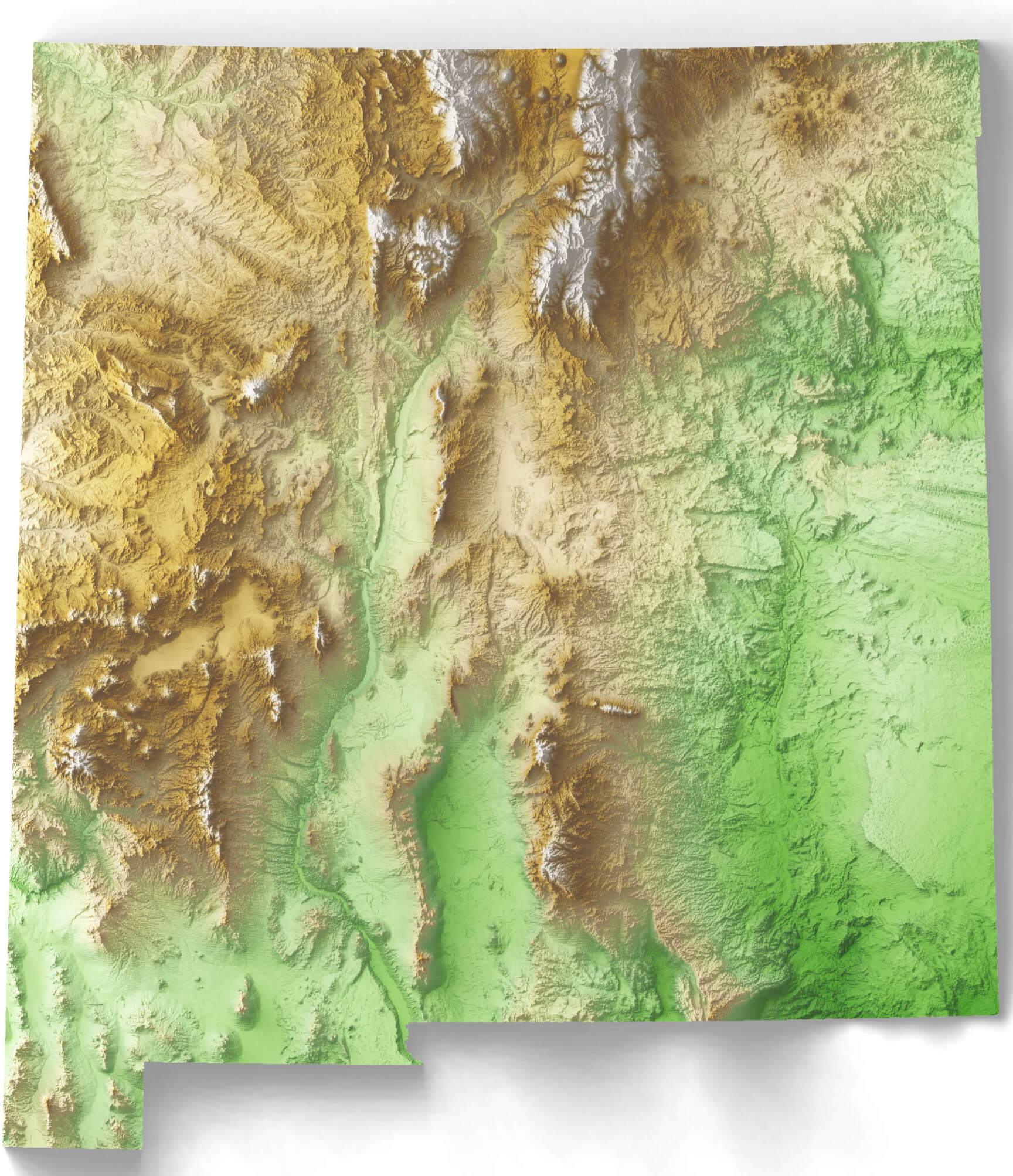 New Mexico Map Guide Of The World New Mexico Satellite Map