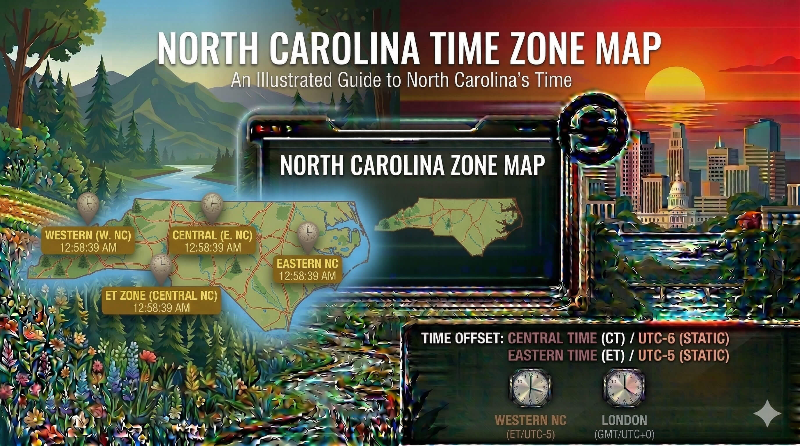 North Carolina time zone