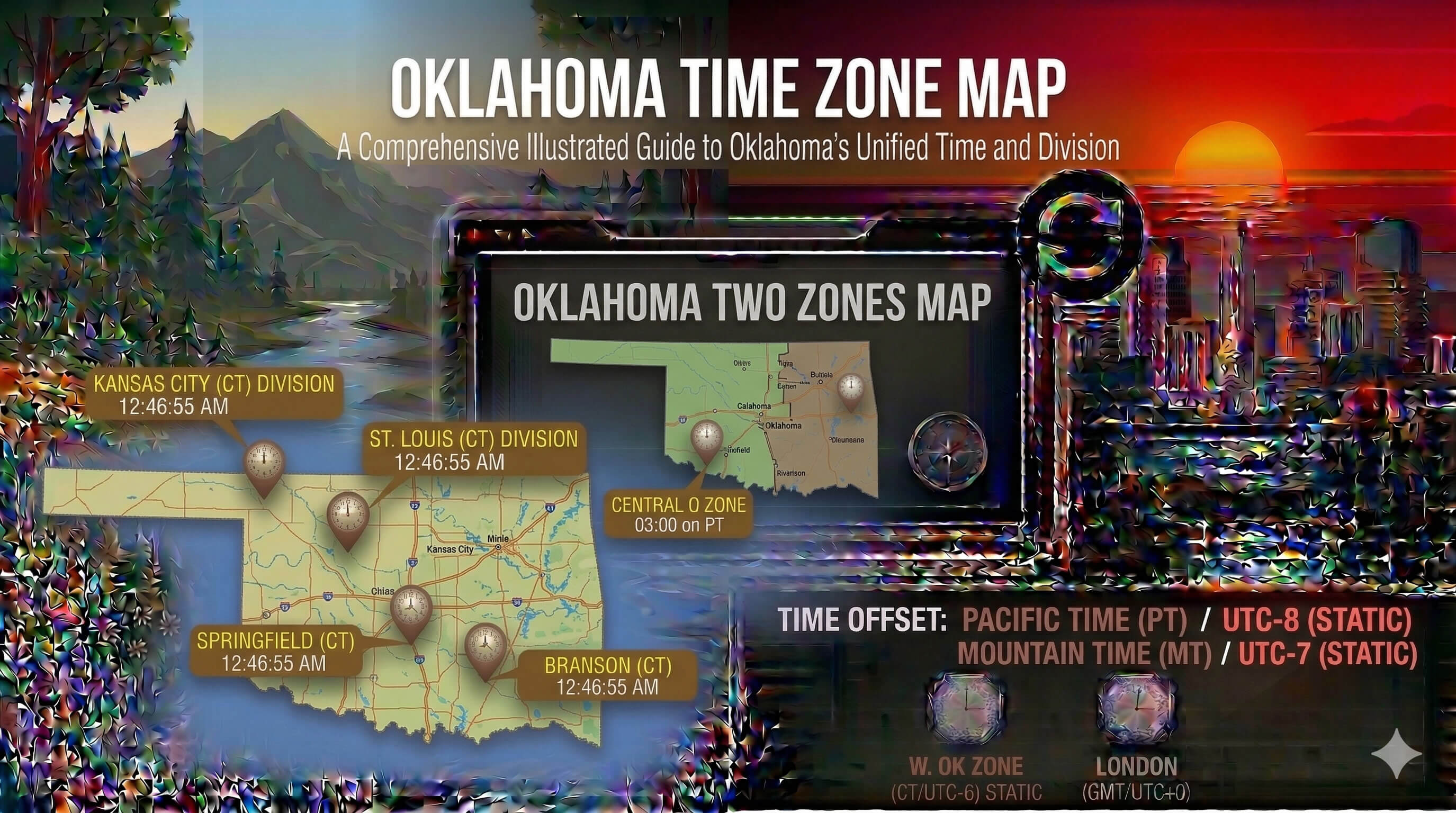 Oklahoma time zone