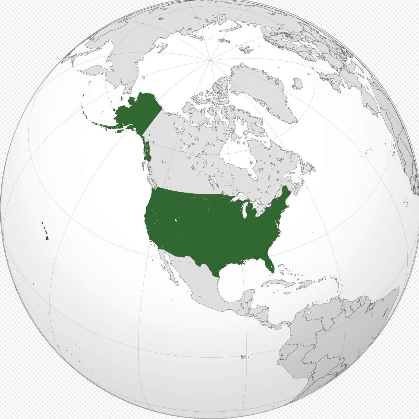 Where is United States on the World map