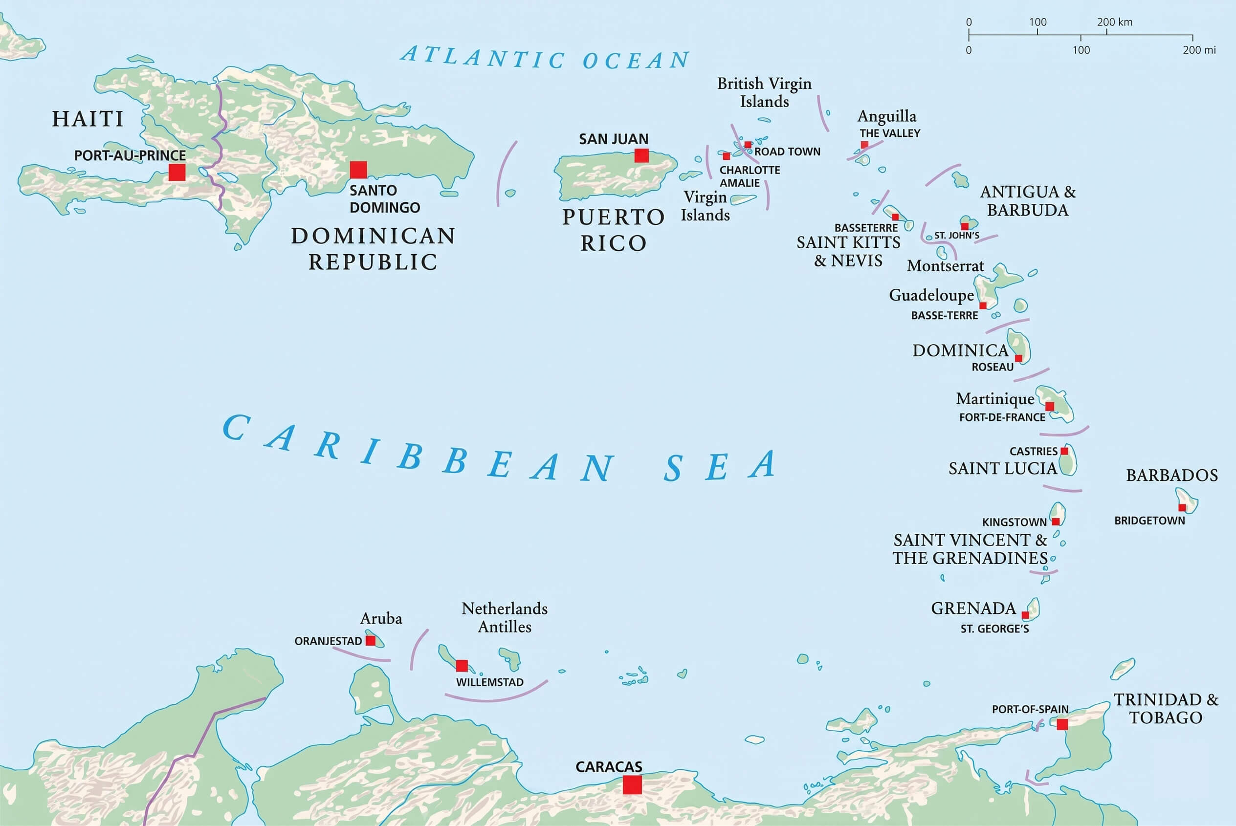 Puerto Rico political map