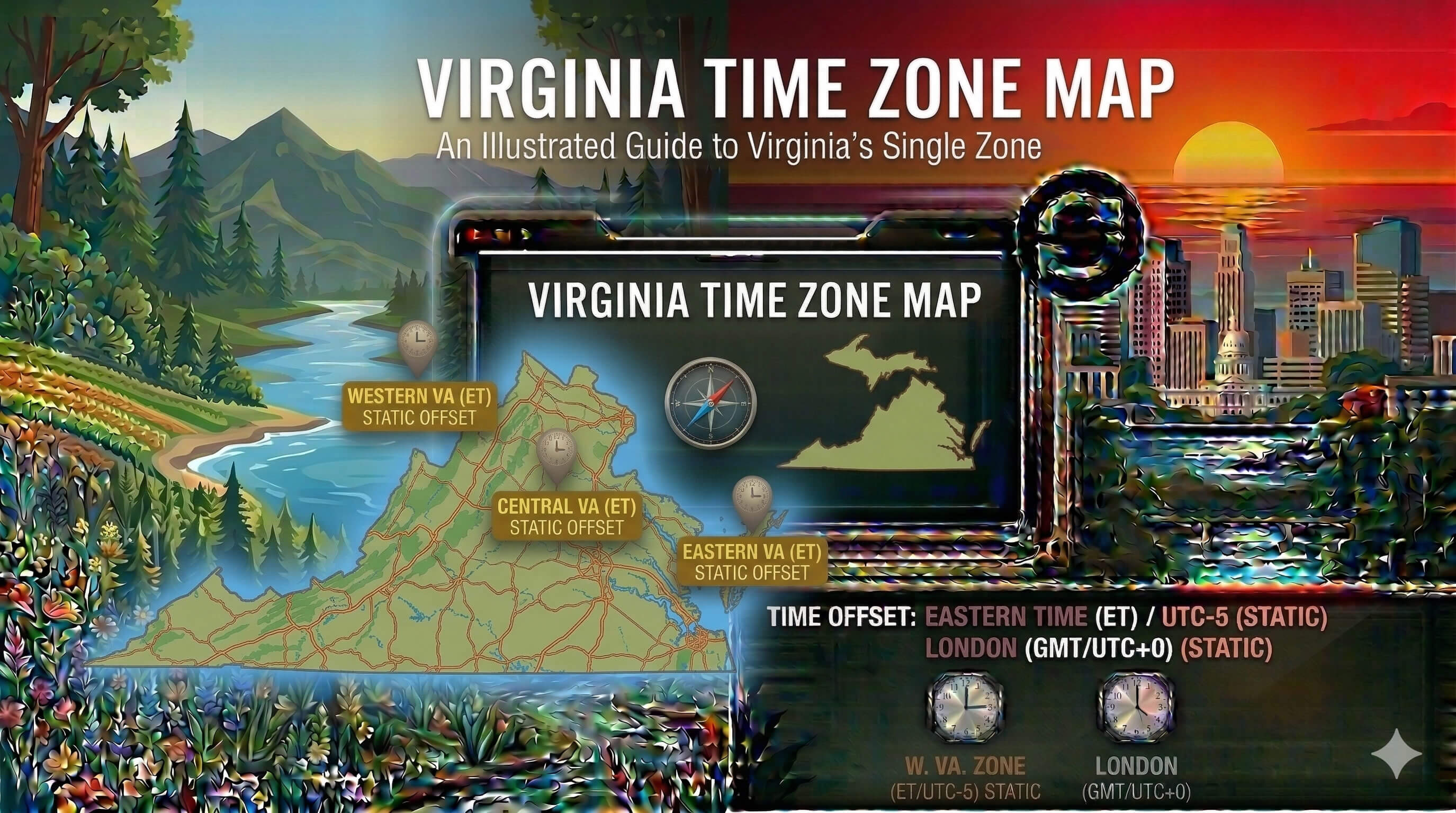 Virginia time zone