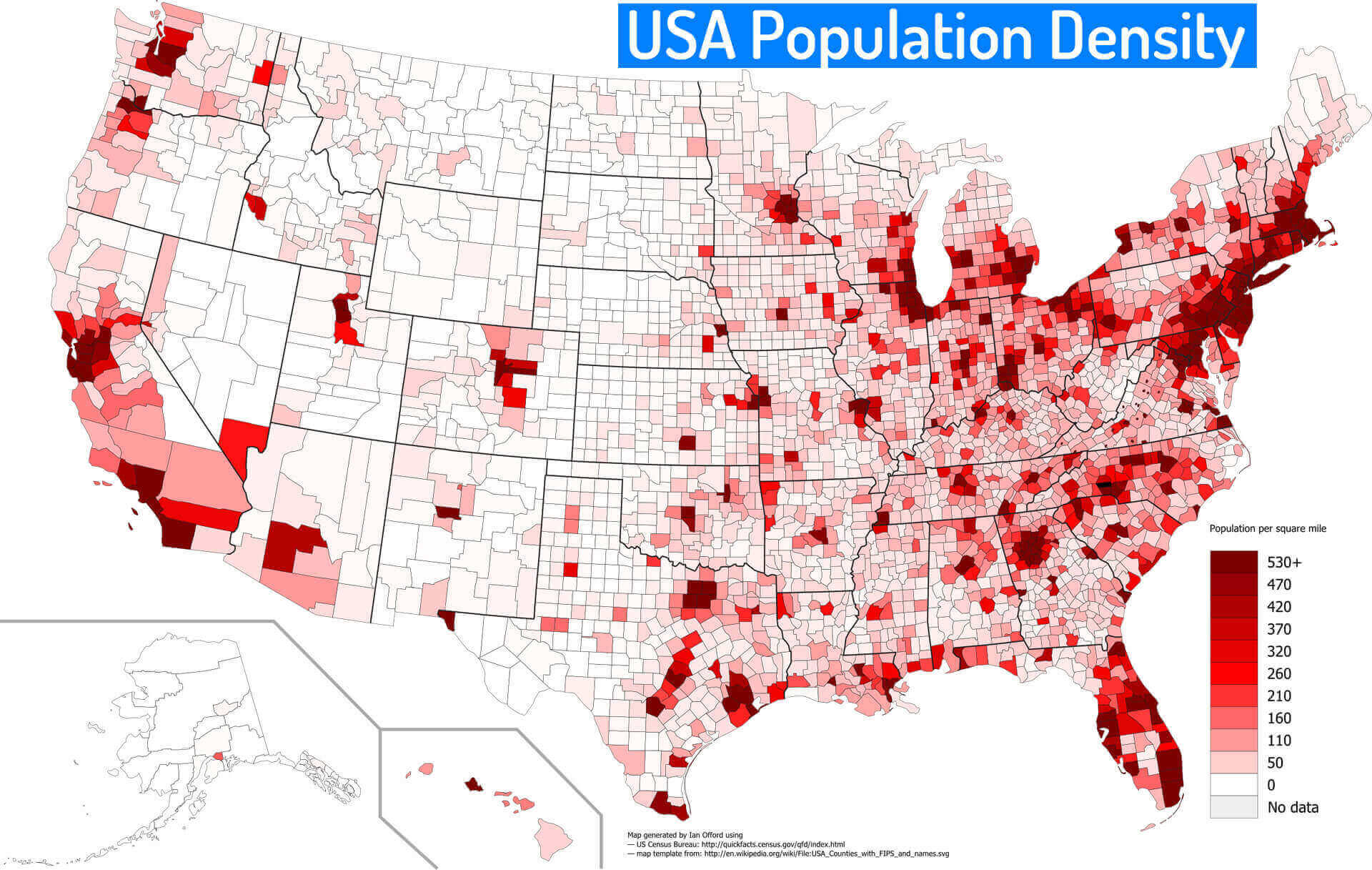 US population map