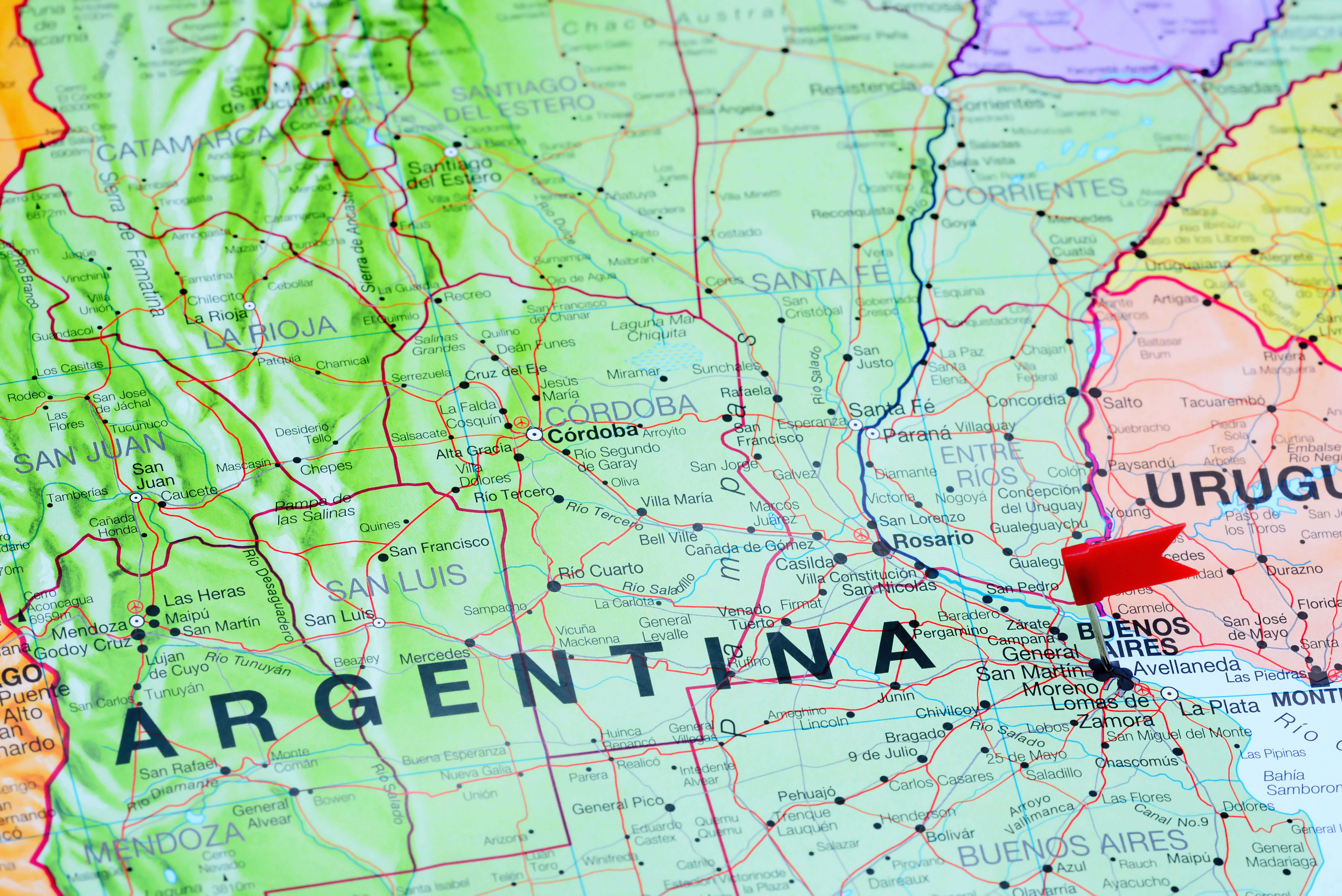 Argentina Buenos Aires map