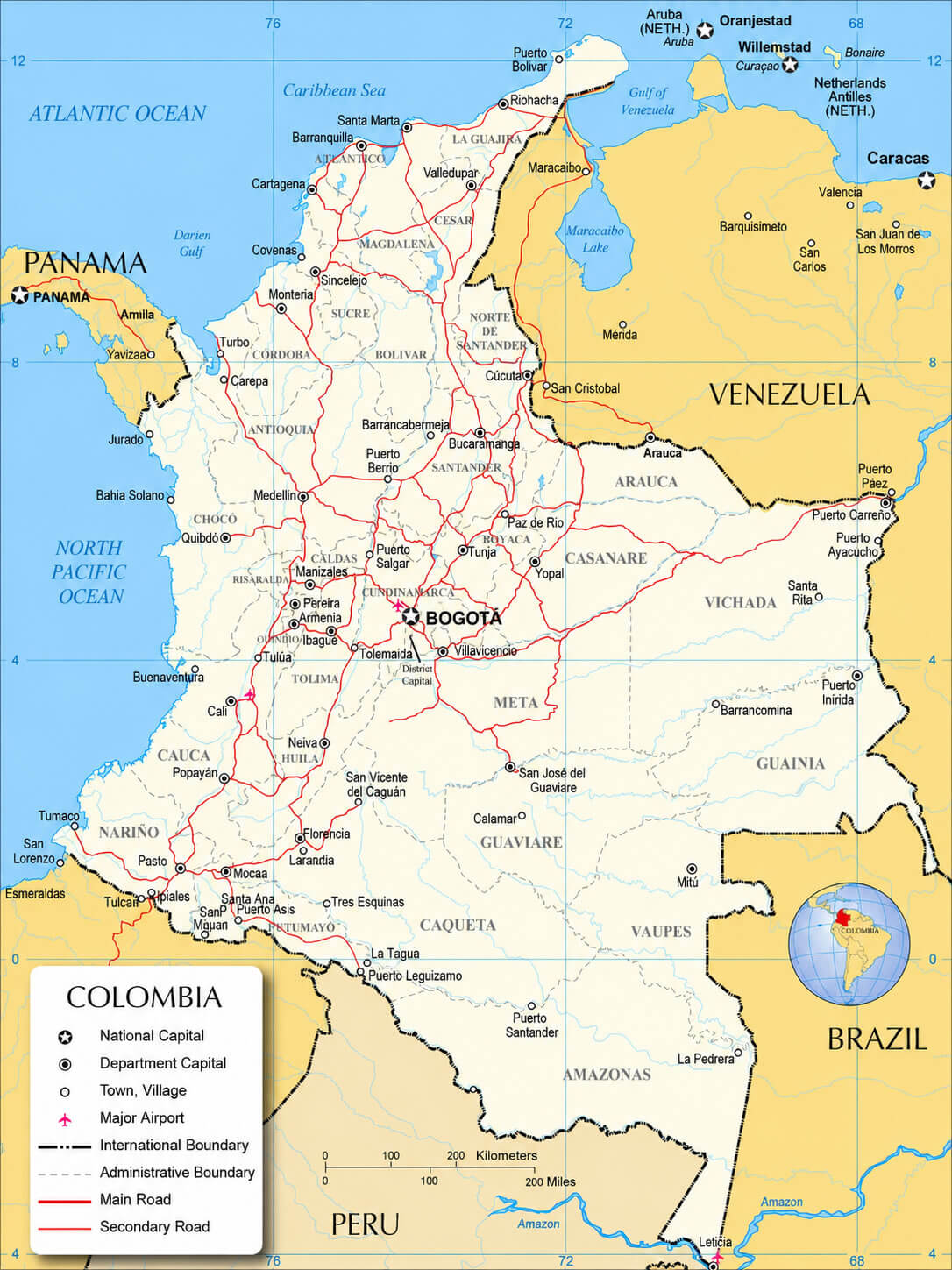 Colombia road map