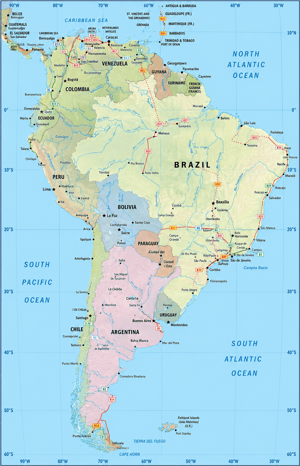 South America pipelines and energy map.png