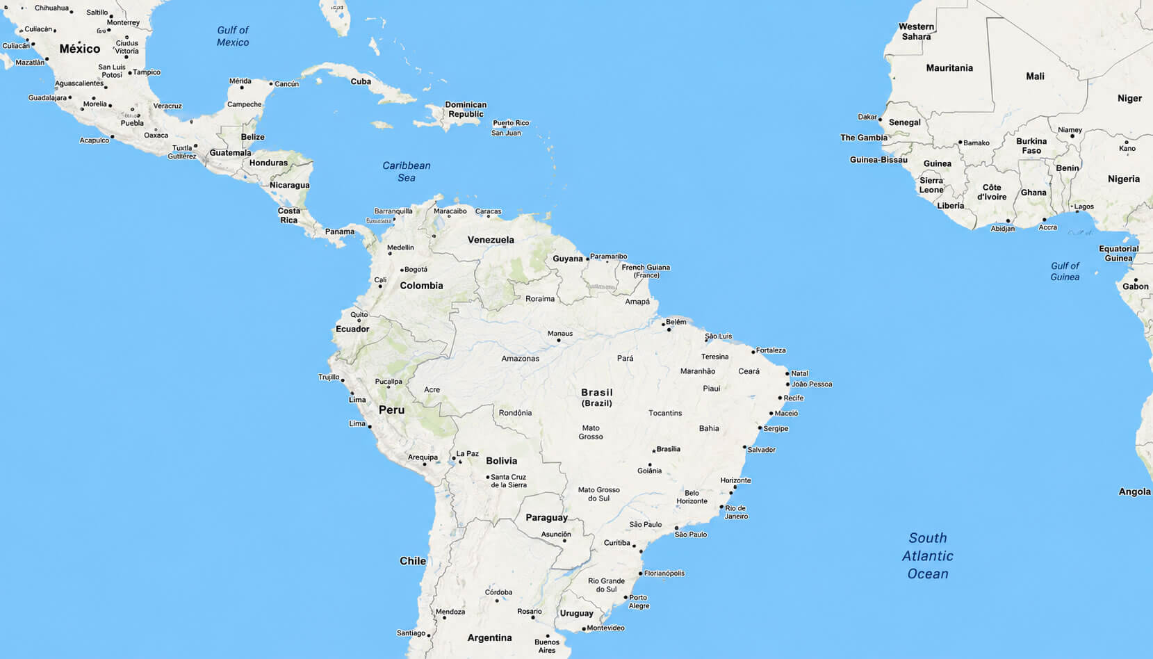 Peru in the World map