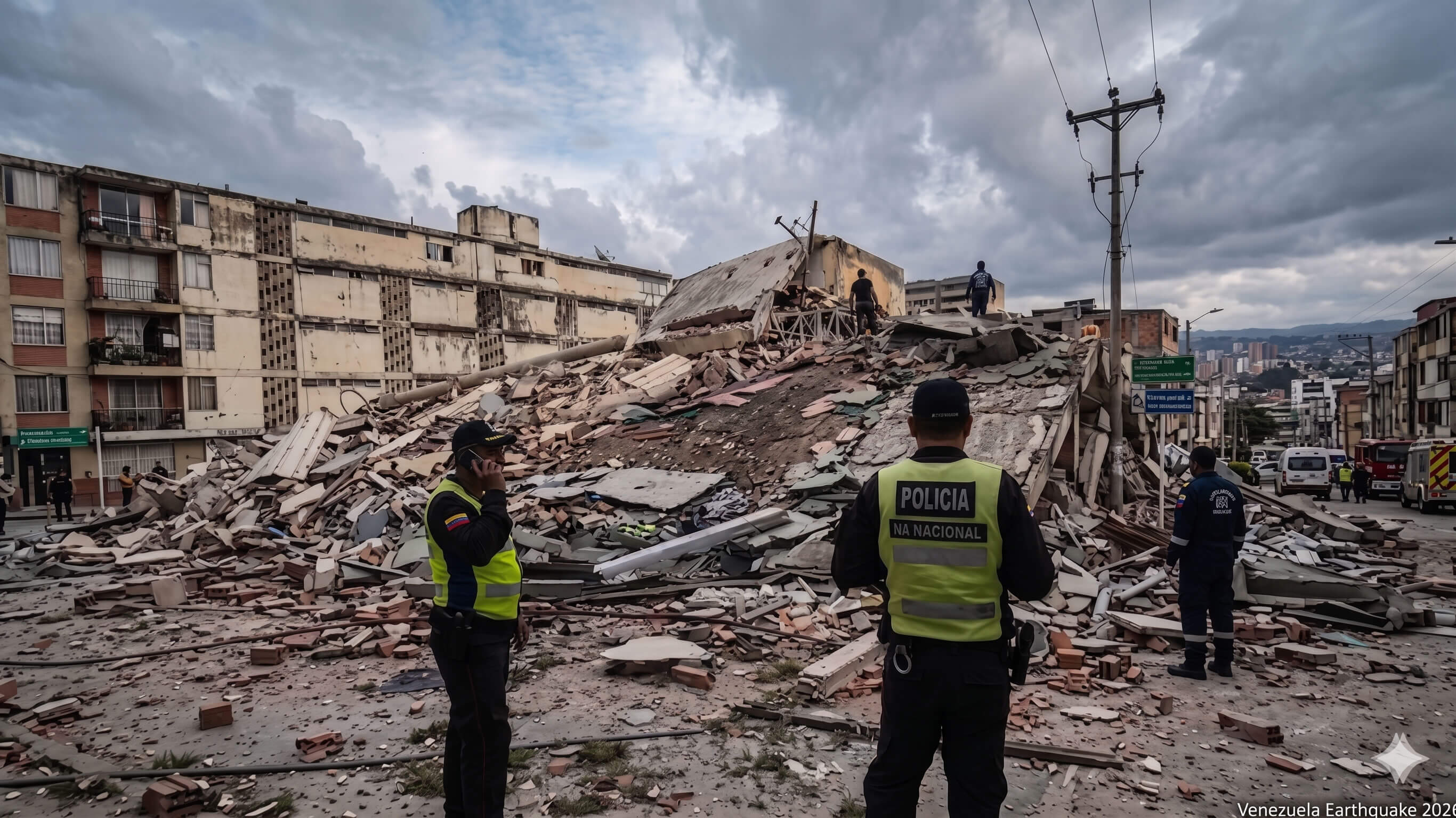Venezuela Earthquake damage in 2026