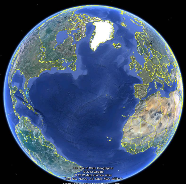 World Earth Map