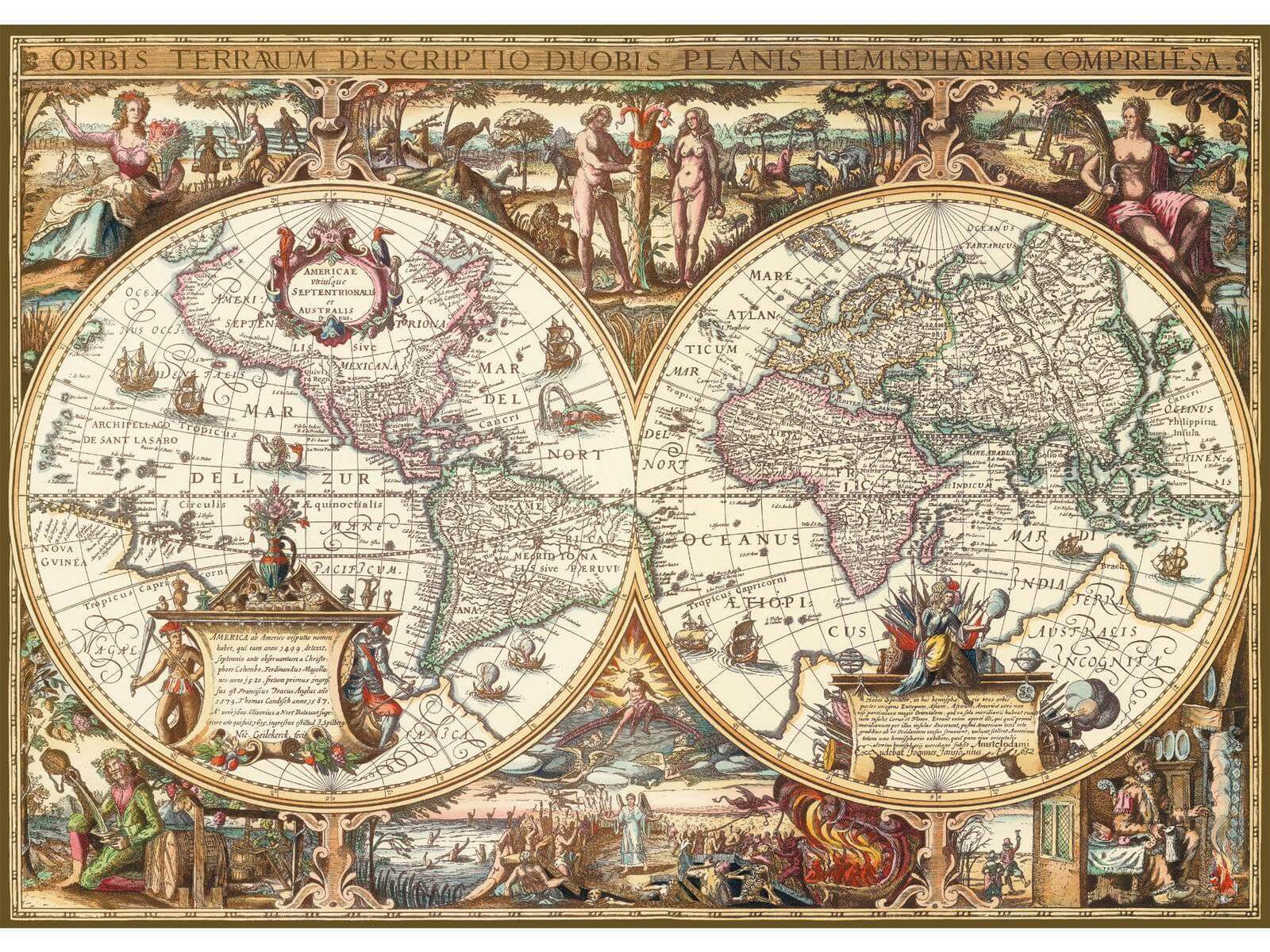 Antique World Map