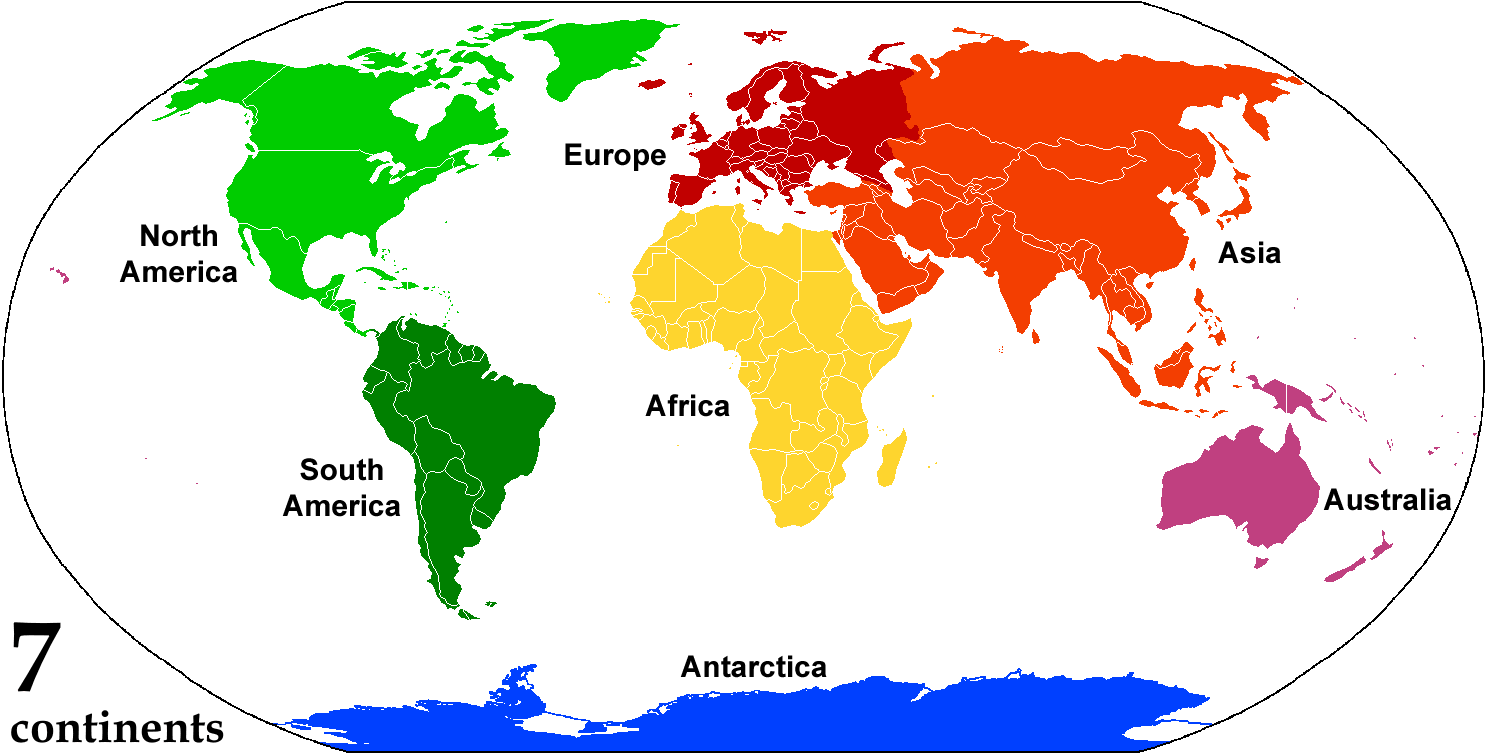 Explore Blank World Maps 17 Blank World continents map