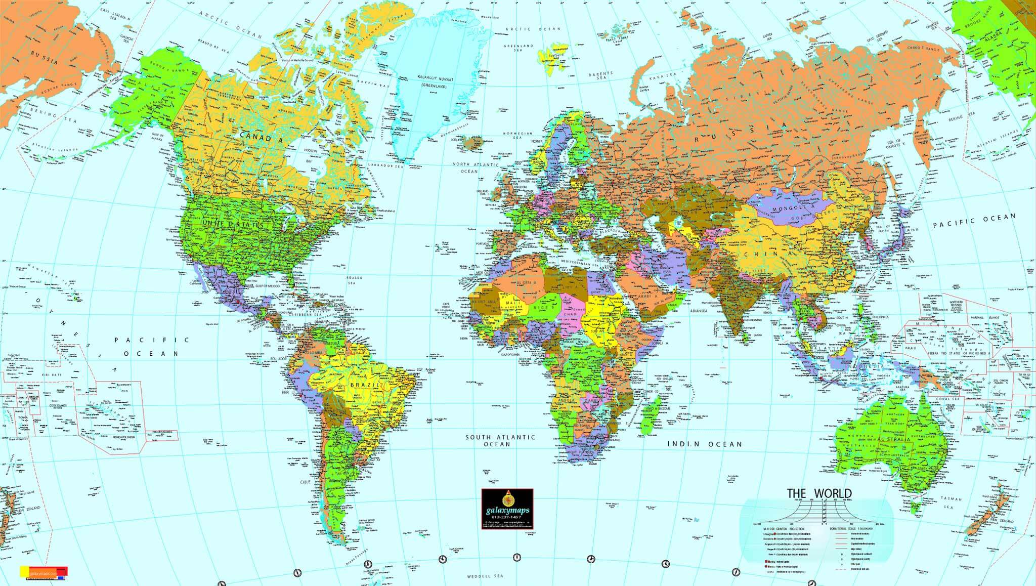 World Maps Guide 21 English World map