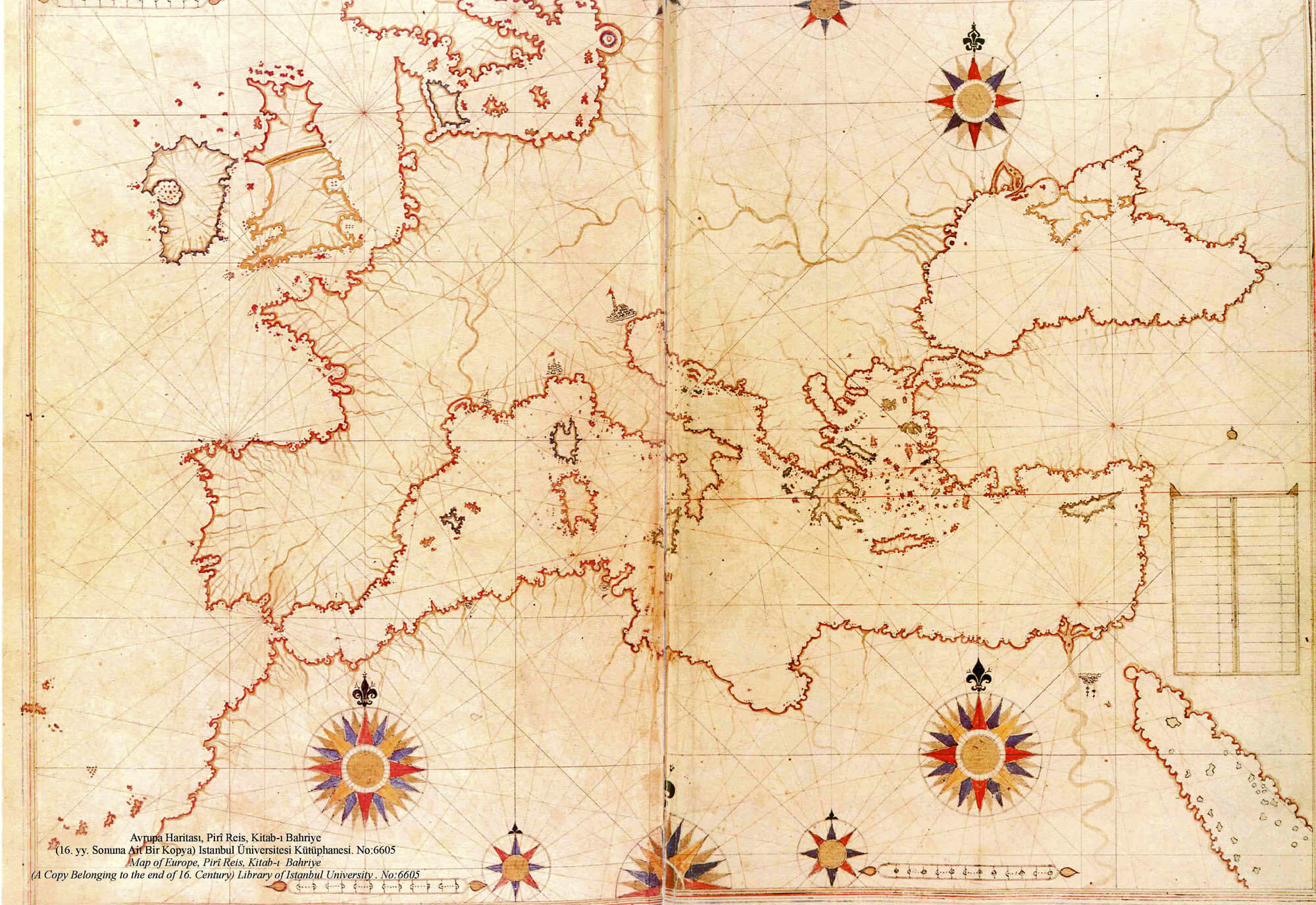 Piri Reis historical World map