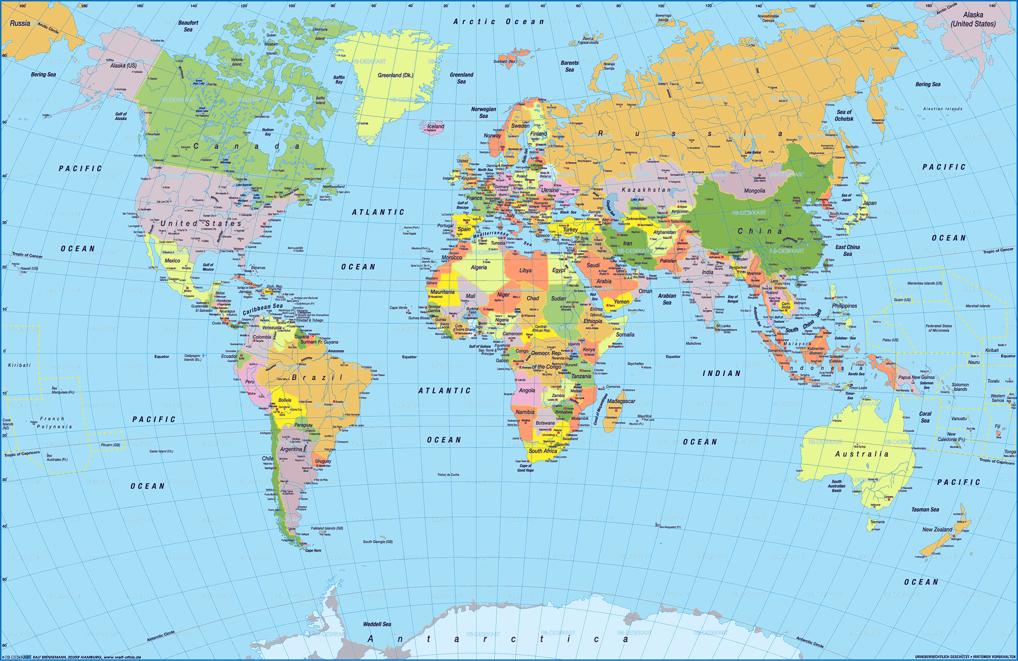 Political map of the World