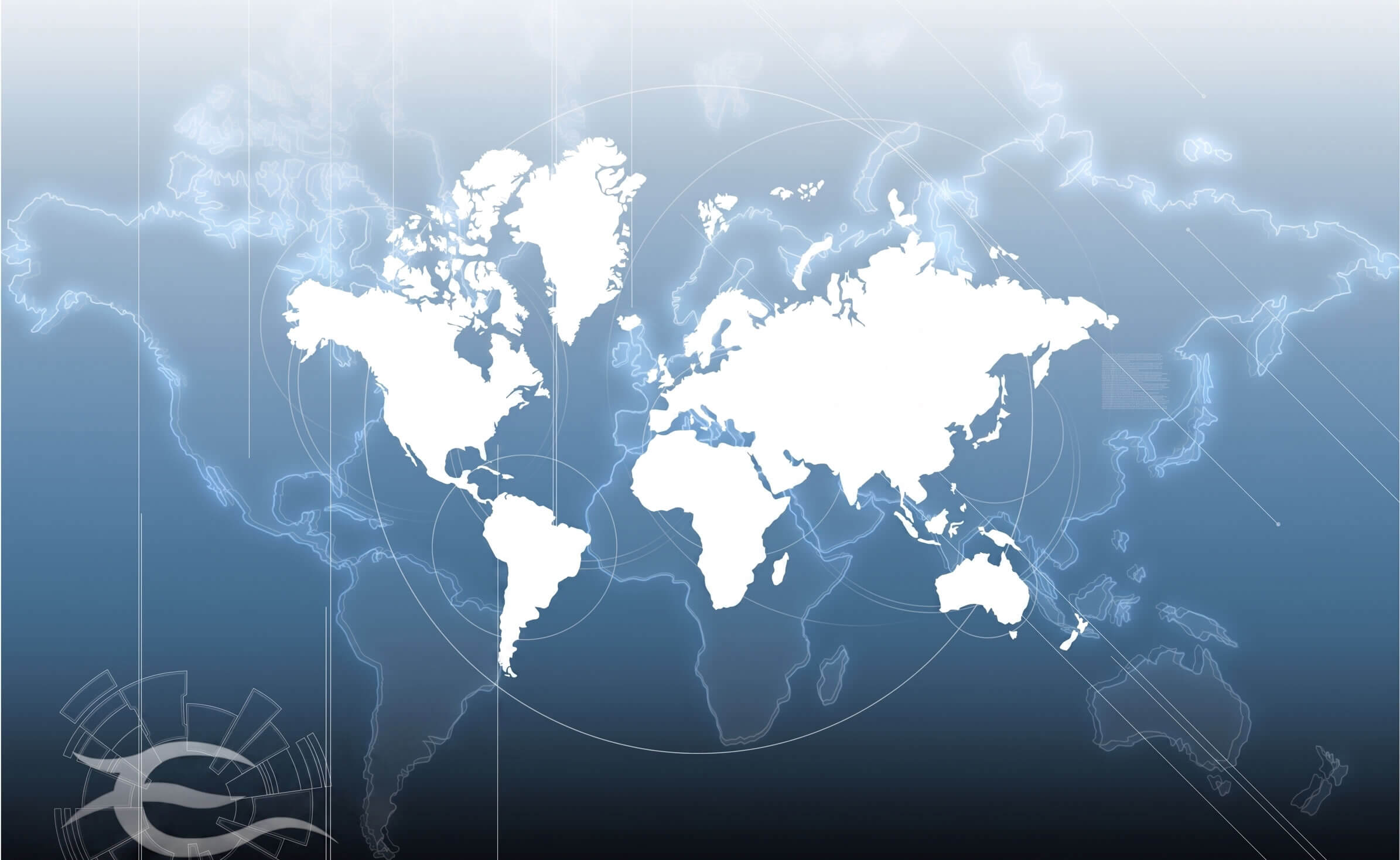 World wallpaper map design