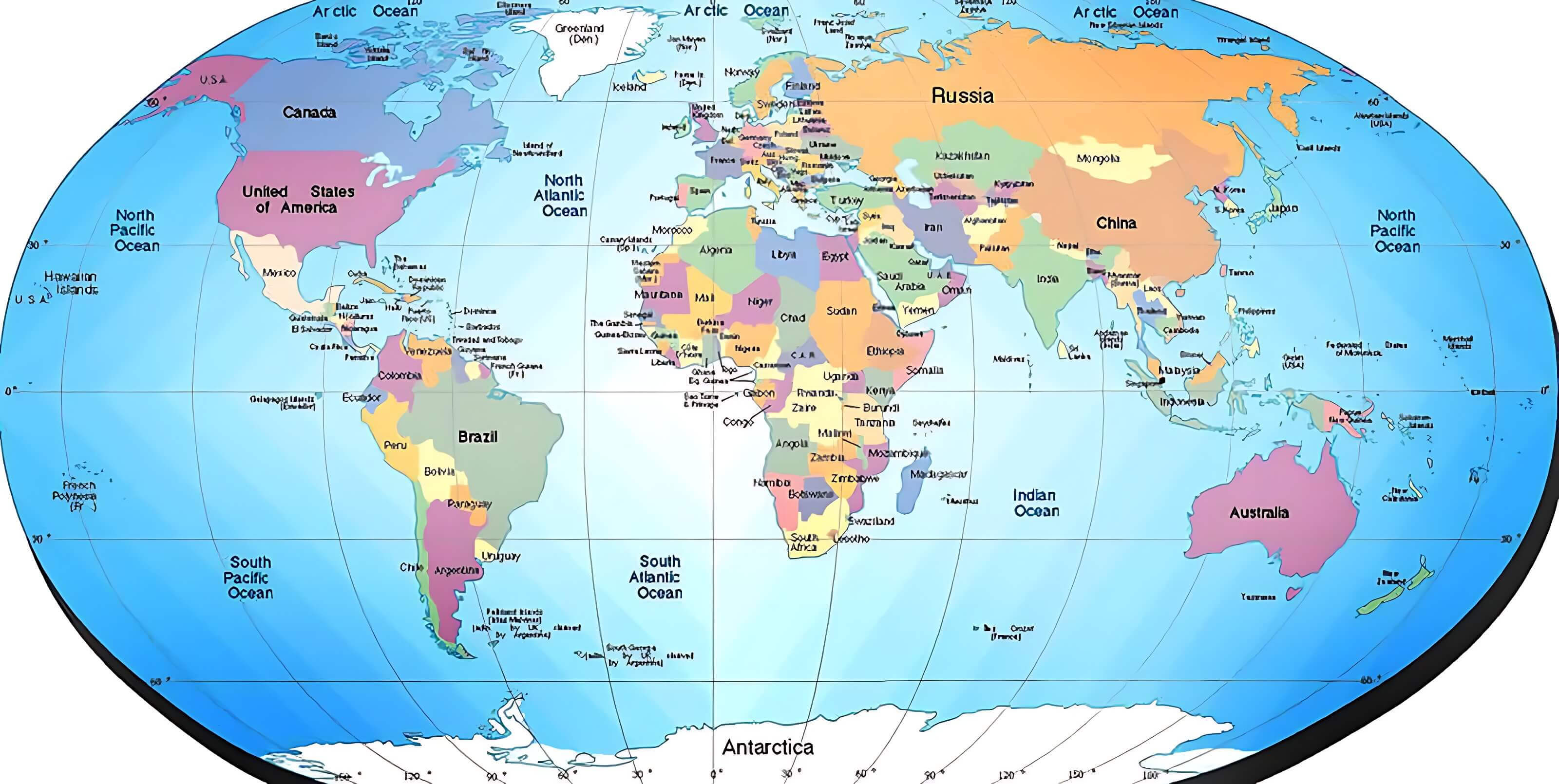 World Countries political map