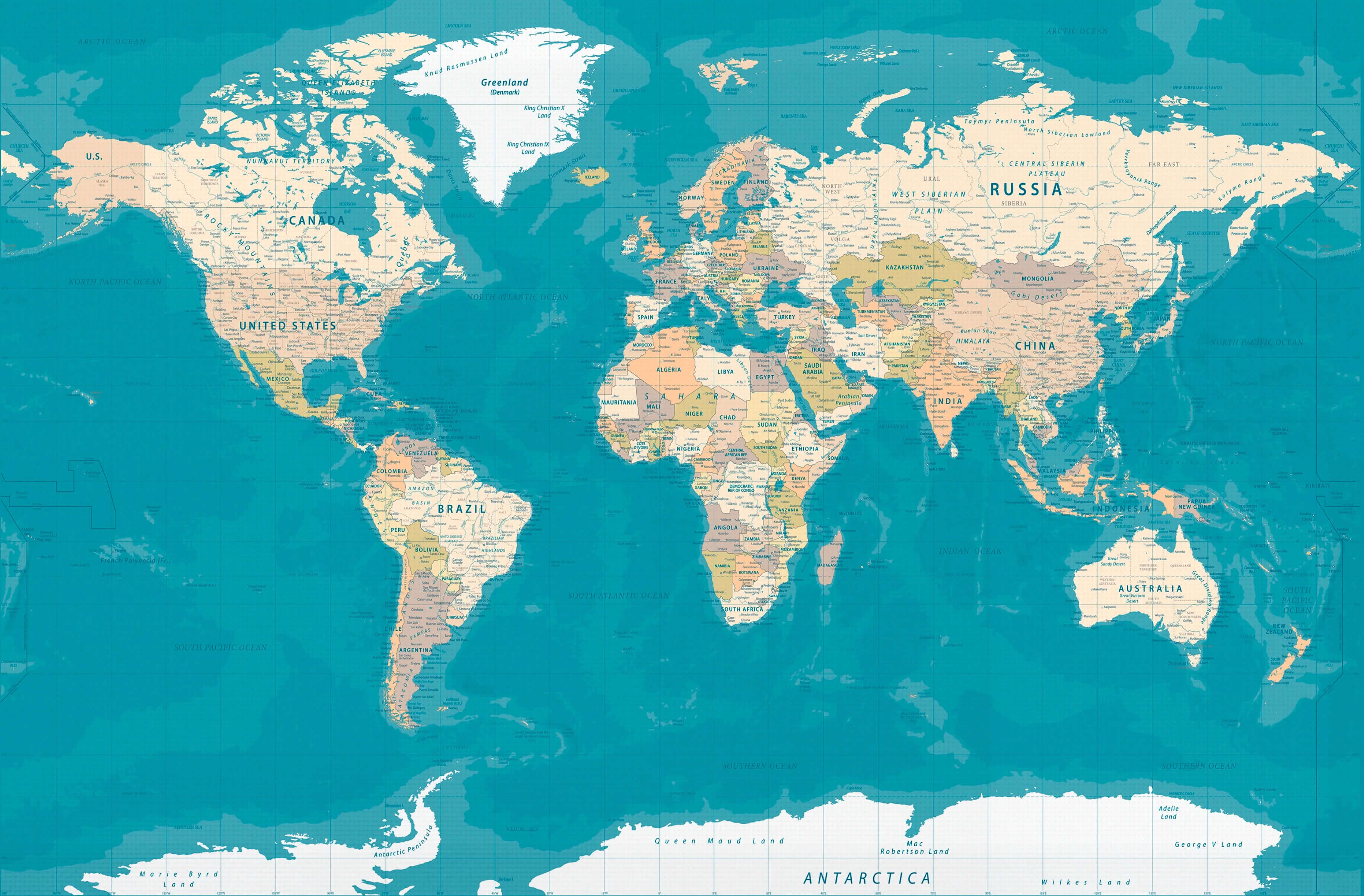 World Detailed Map 42 World detailed map