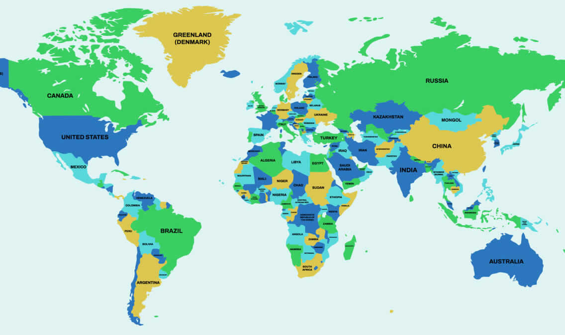 World Detailed Map 43 World detailed maps
