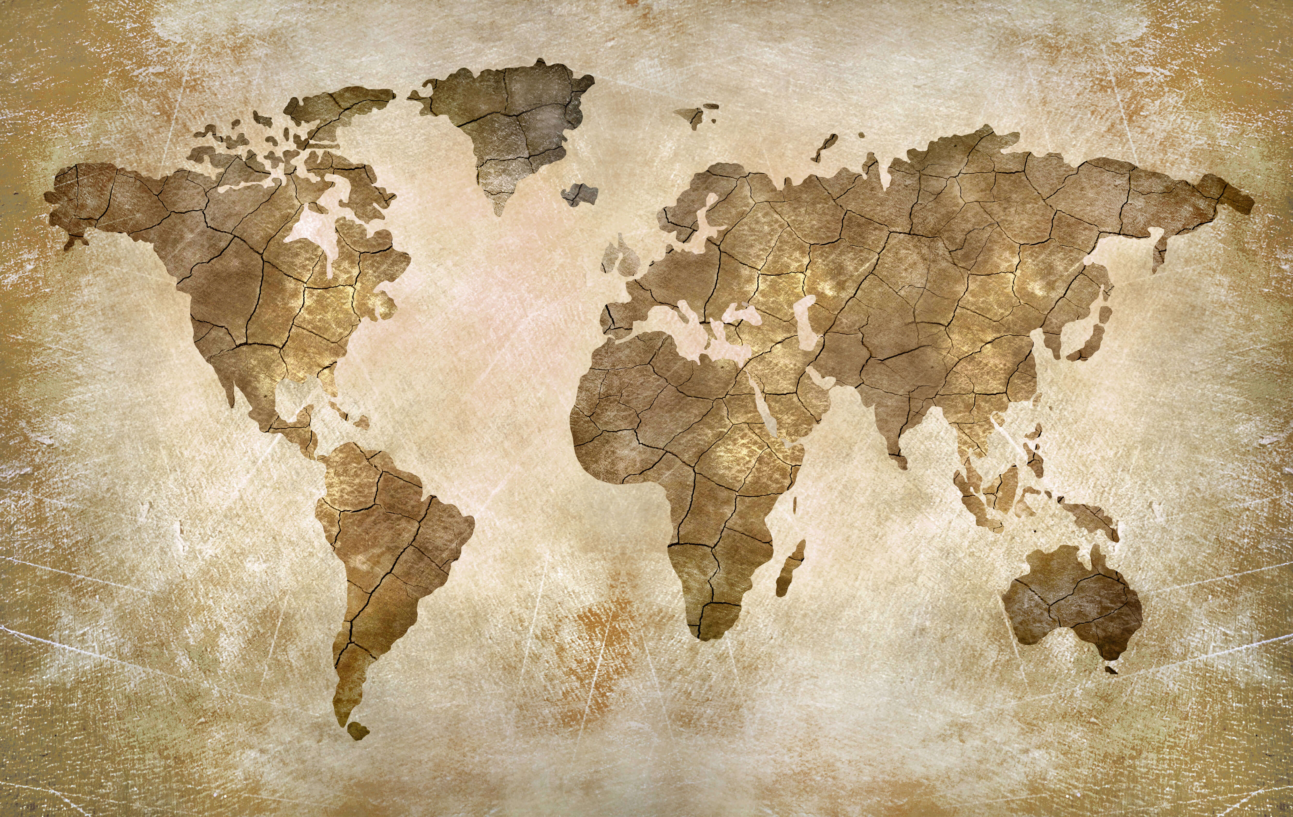 Download large World wallpaper map