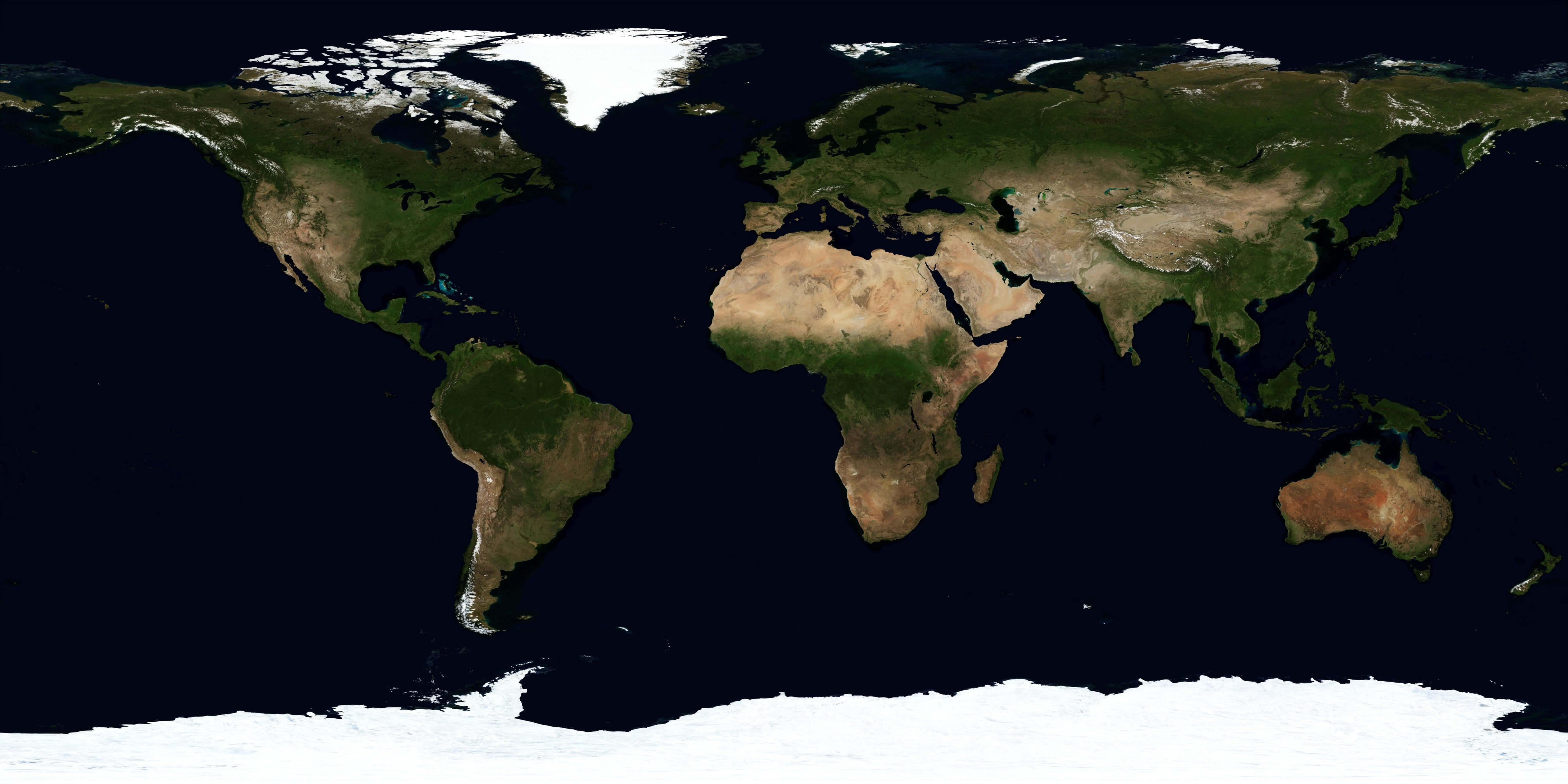 Geography map of the World