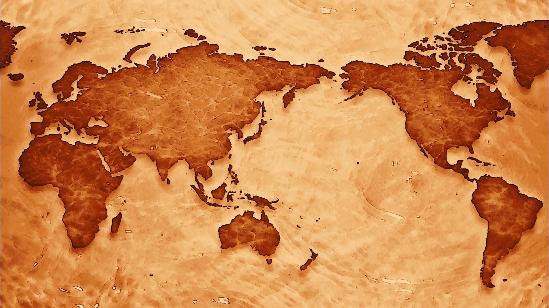 The World map wallpaper with High Resolution