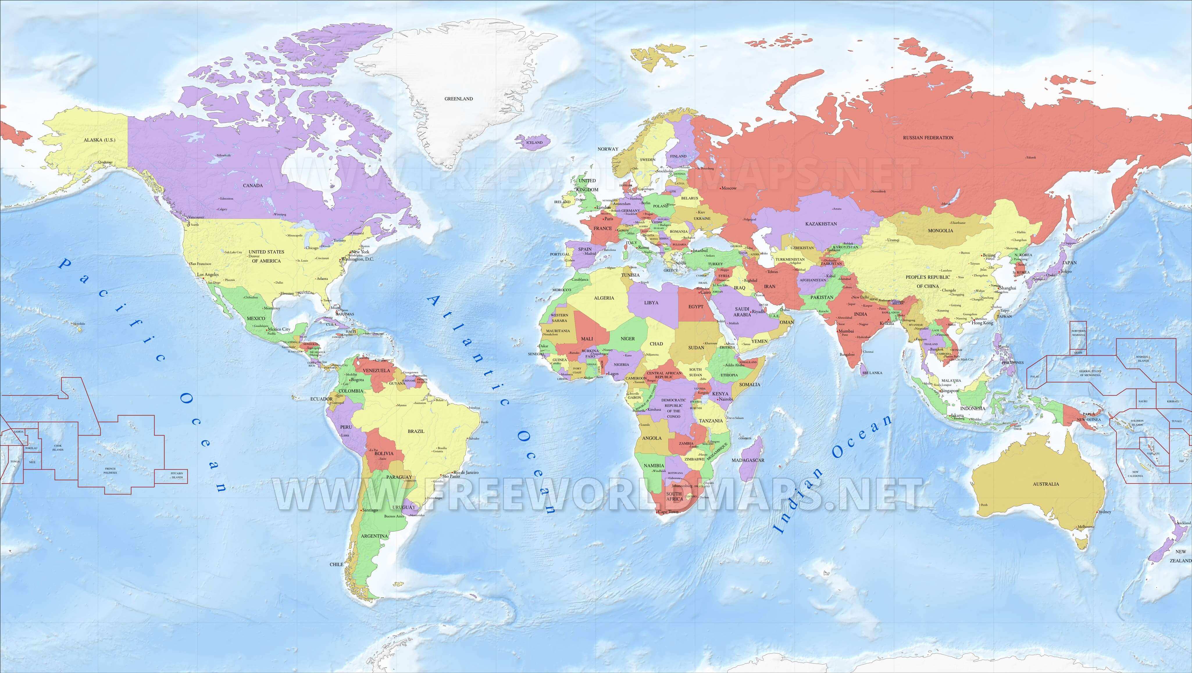 World Map High Resolution