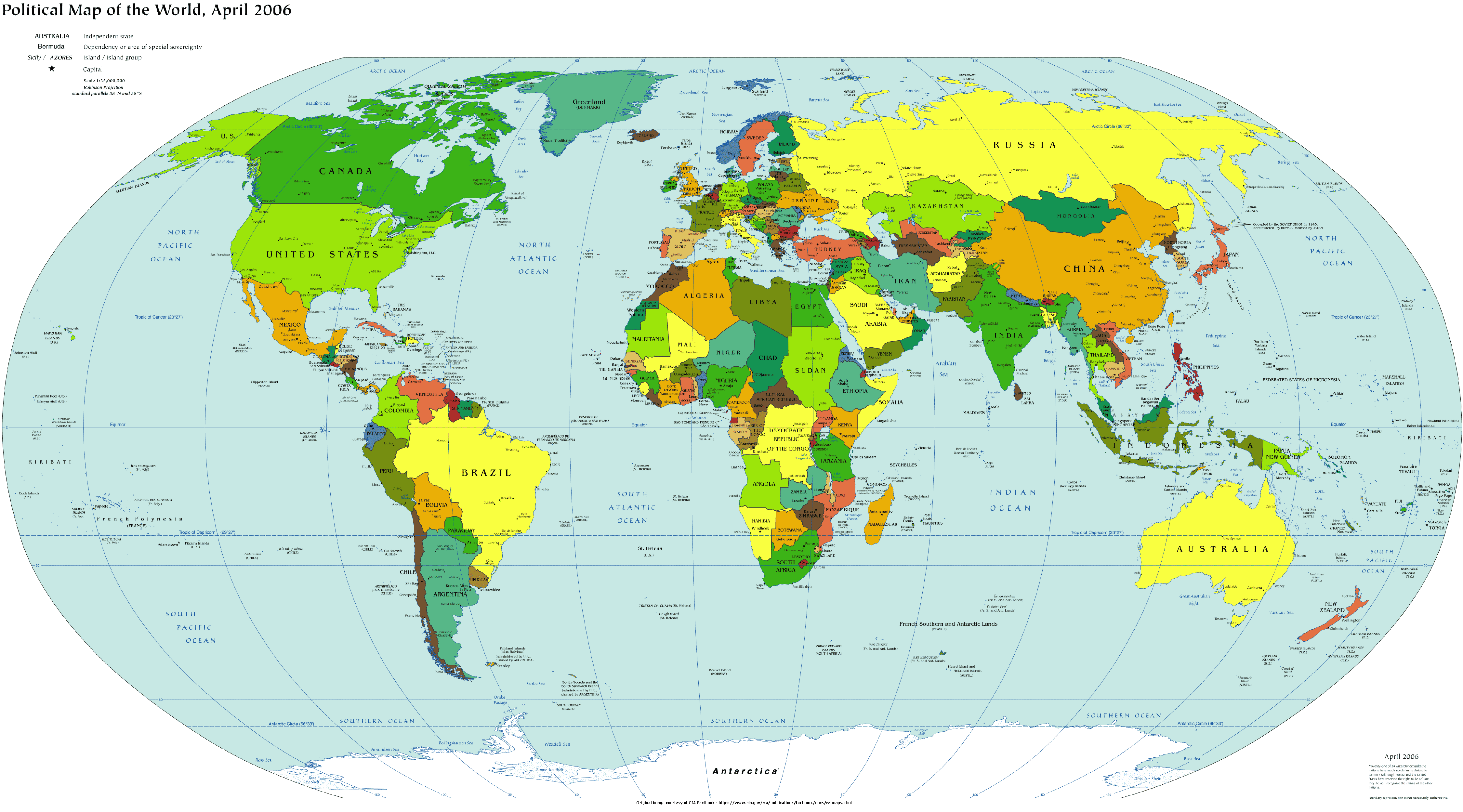 Political Map of the World