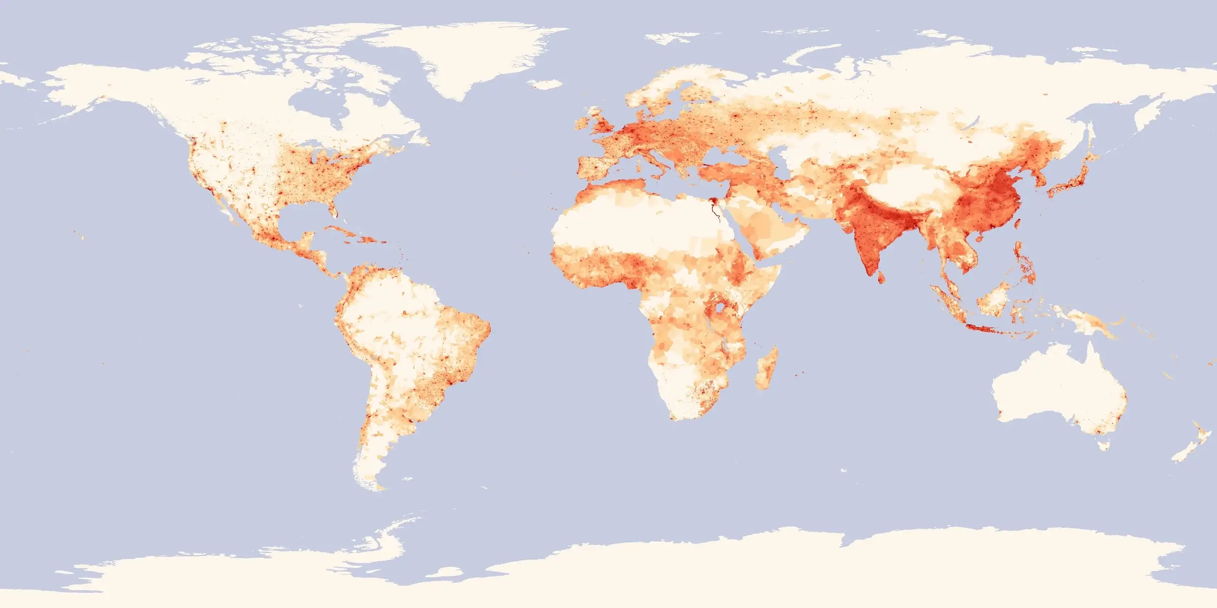 World Population map