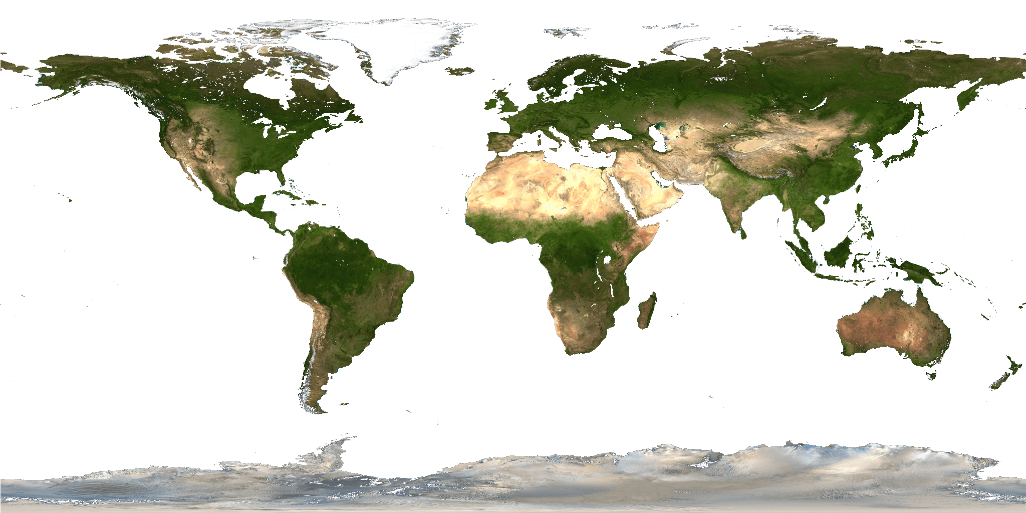 World land shallow topo map
