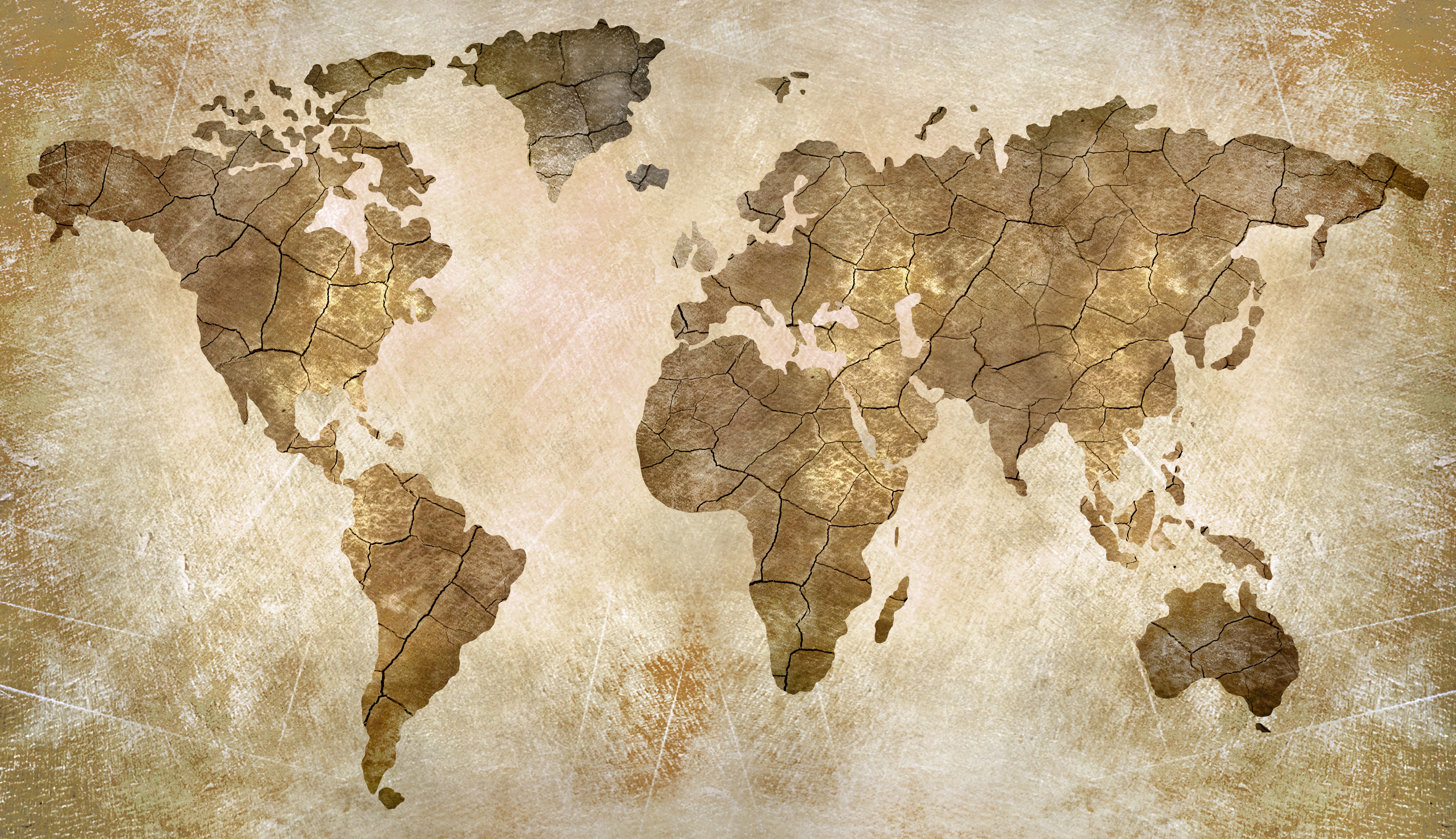 Large World wallpaper map