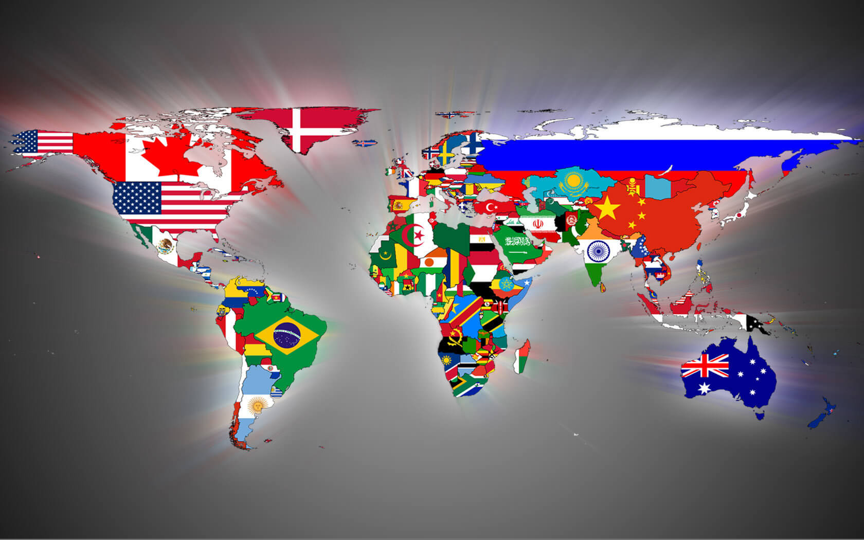 World flag wallpaper map