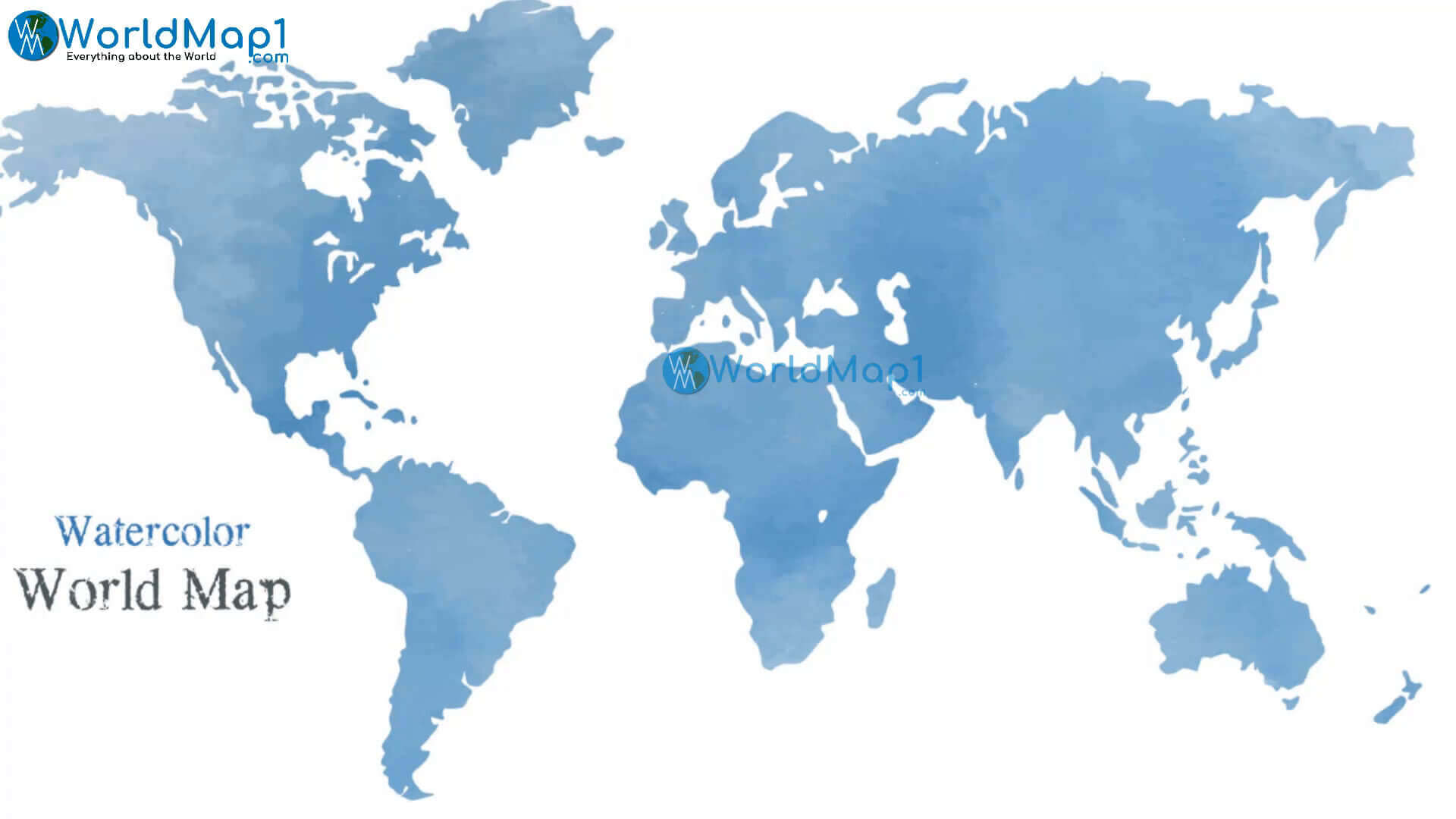 World watercolor wallpaper map