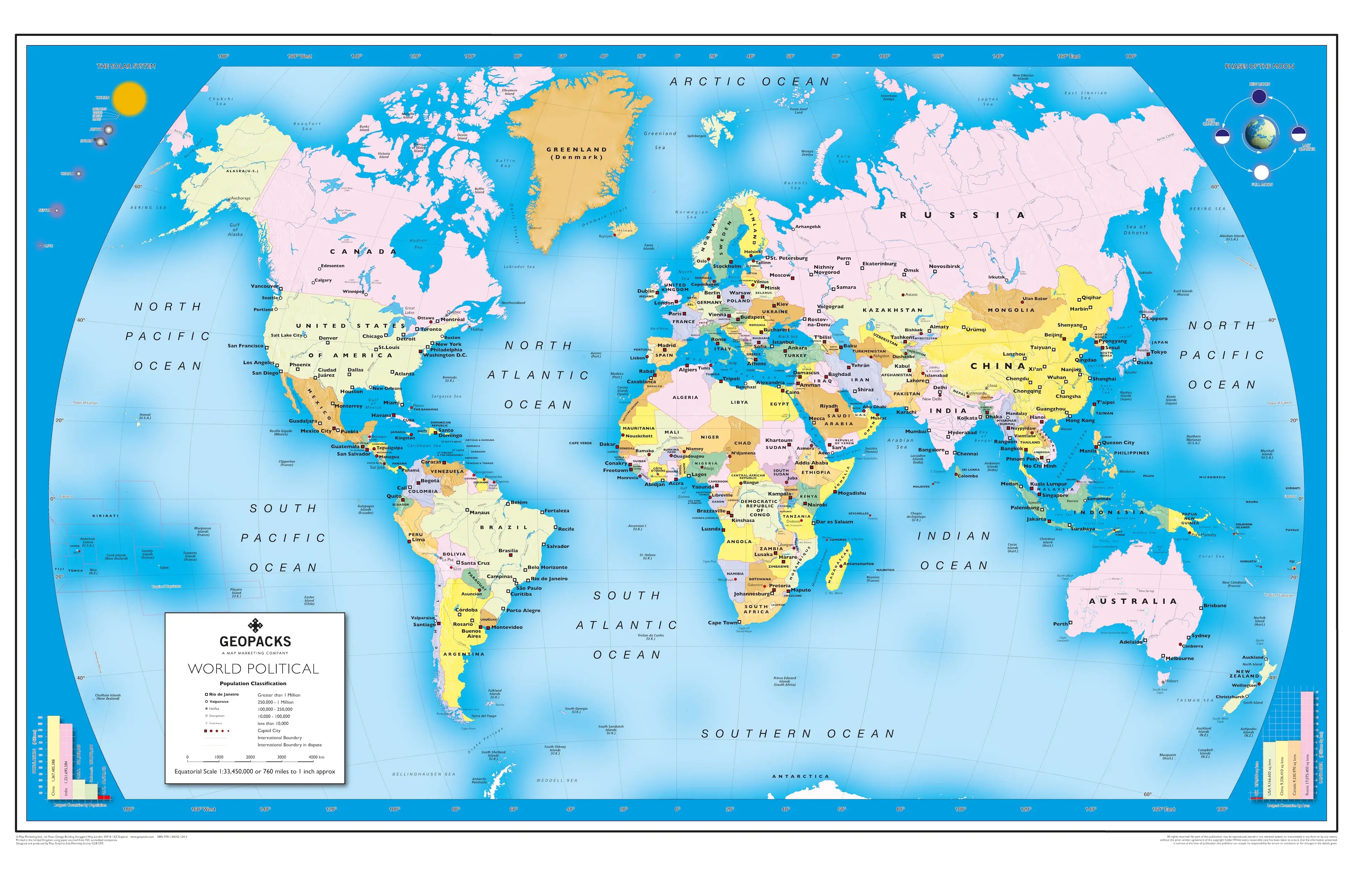 World geo politic map