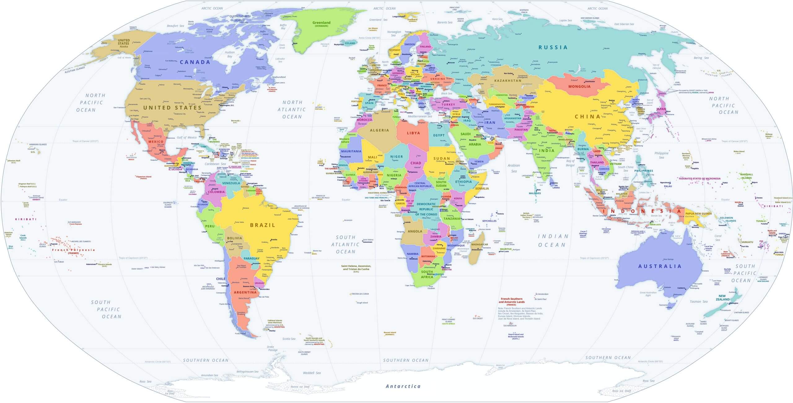 World political map