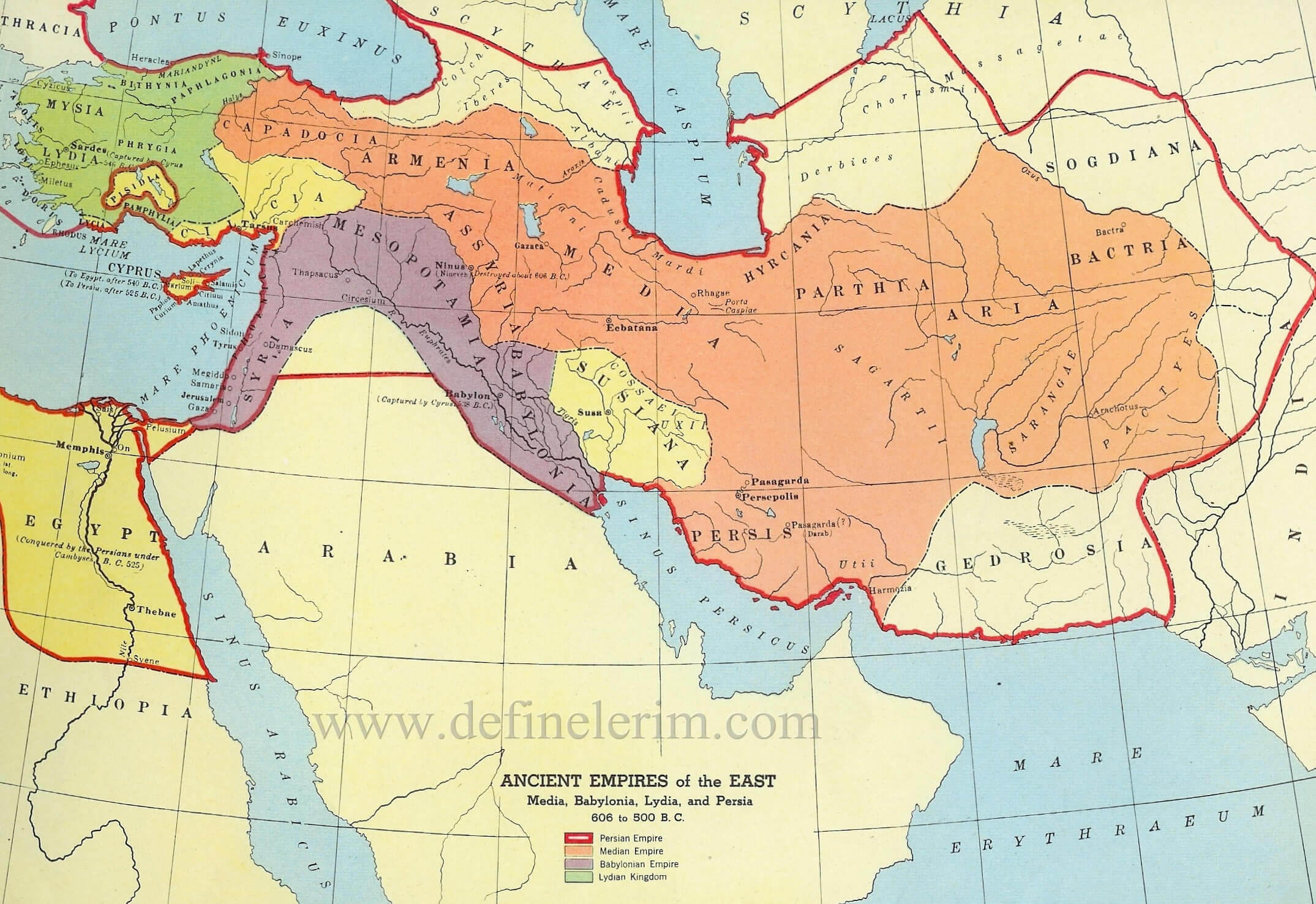 World Ancient Time Map