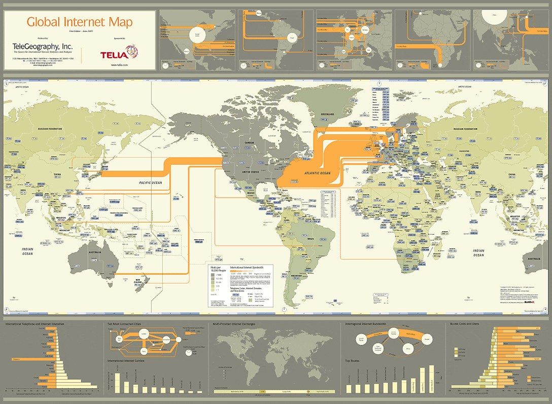World Internet Map