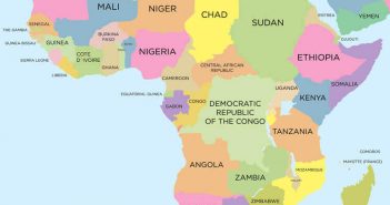 africa countries political map