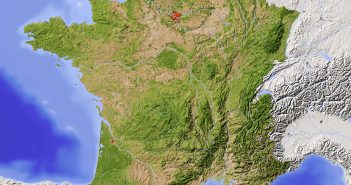 Map of France France Relief Map