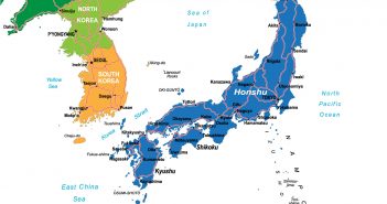 Japan Main Cities Map
