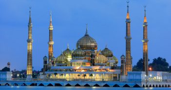 Malaysia Crystal Mosque in Kuala Terengganu
