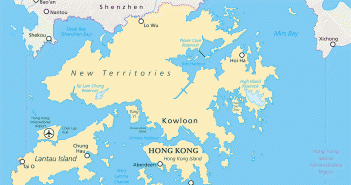 Hong Kong Political Map