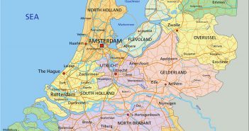 Netherlands Administrative Map
