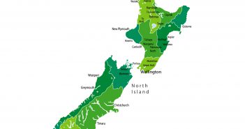 New Zealand Map New Zealand Provinces Map