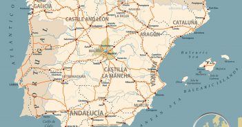 Spain Map Road Map of Spain with Highways