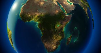 Visit Africa africa earth night map