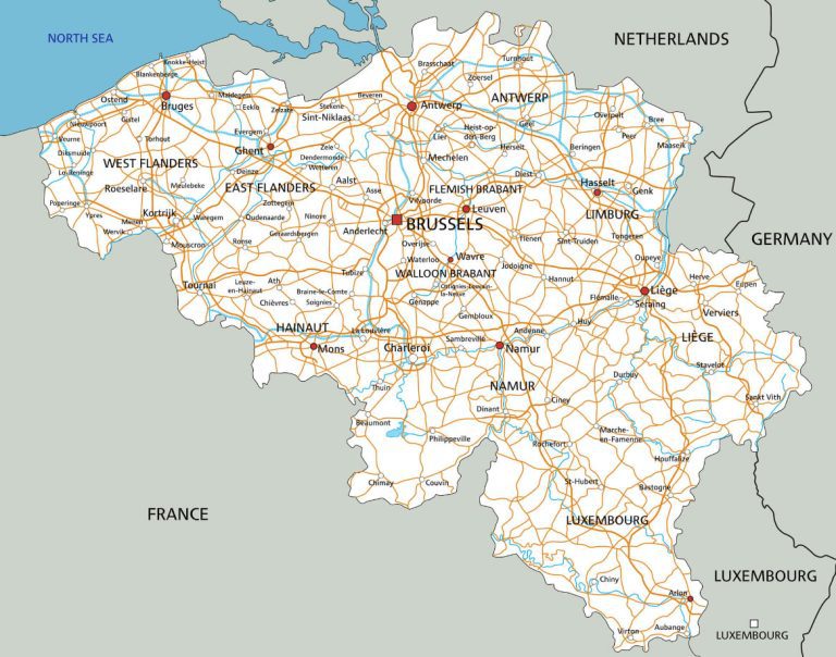 Belgium Map