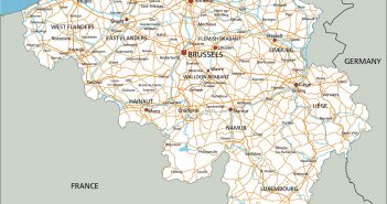 Belgium Map Belgium Road Map