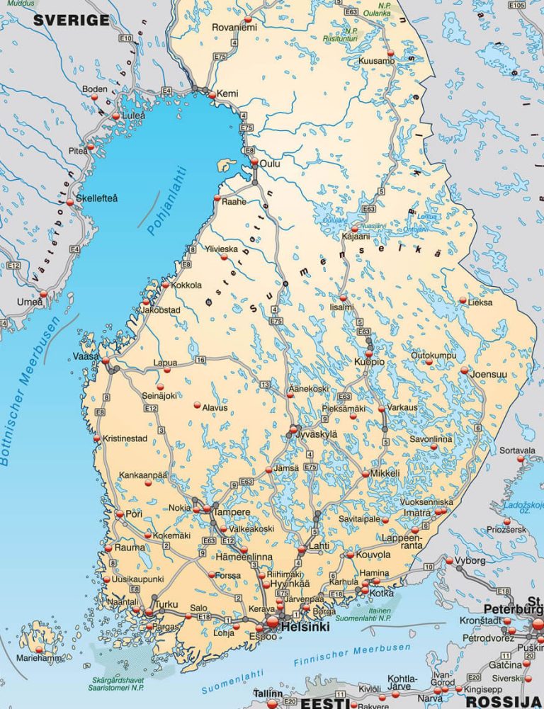 Finland map