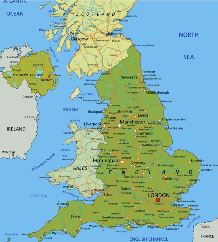 united kingdom map